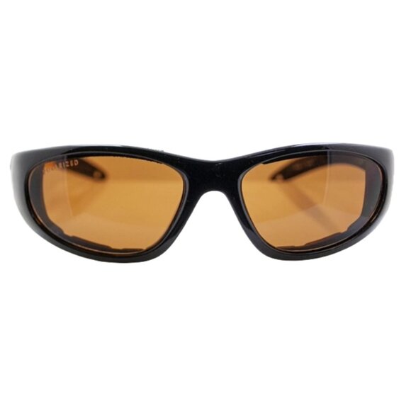 Liberty Sport Men's ACLIB015 ESCAPADE Shiny Black / Brown Tinted Sunglasses - Picture 2 of 2